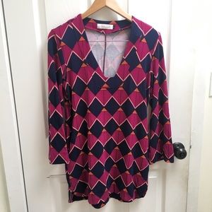 Ava sky loose fitting dress